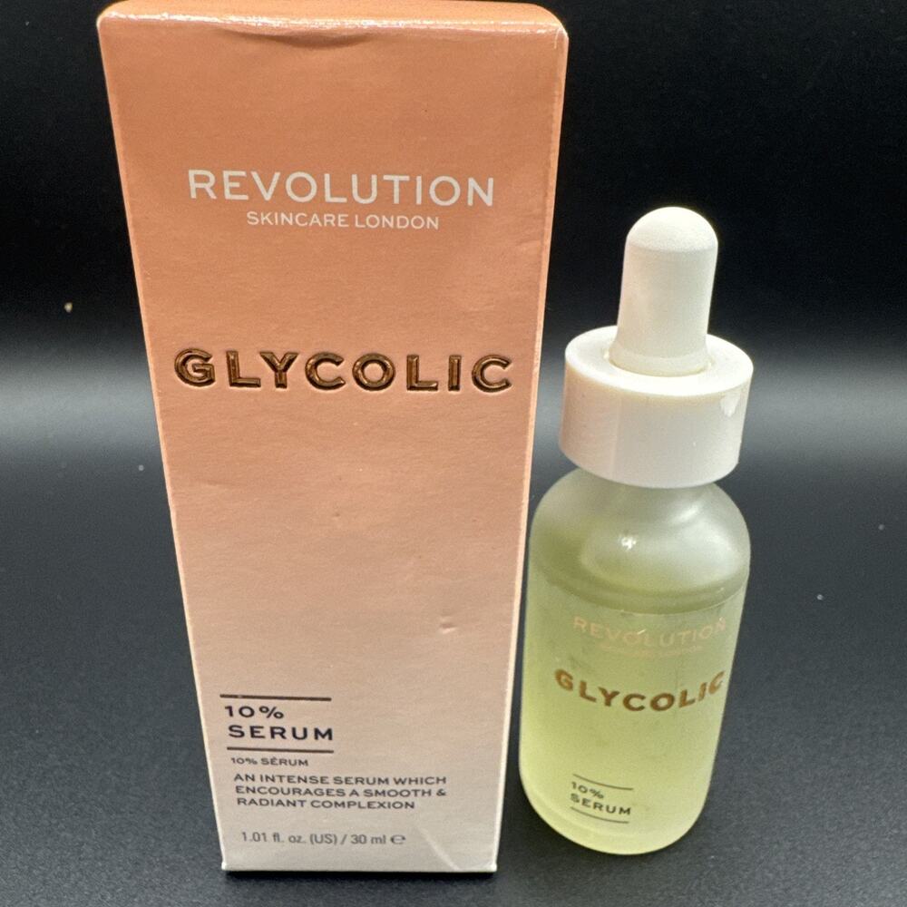 Revolution Skincare Intense 10% Glycolic Acid Serum, 1.01 fl oz NEW